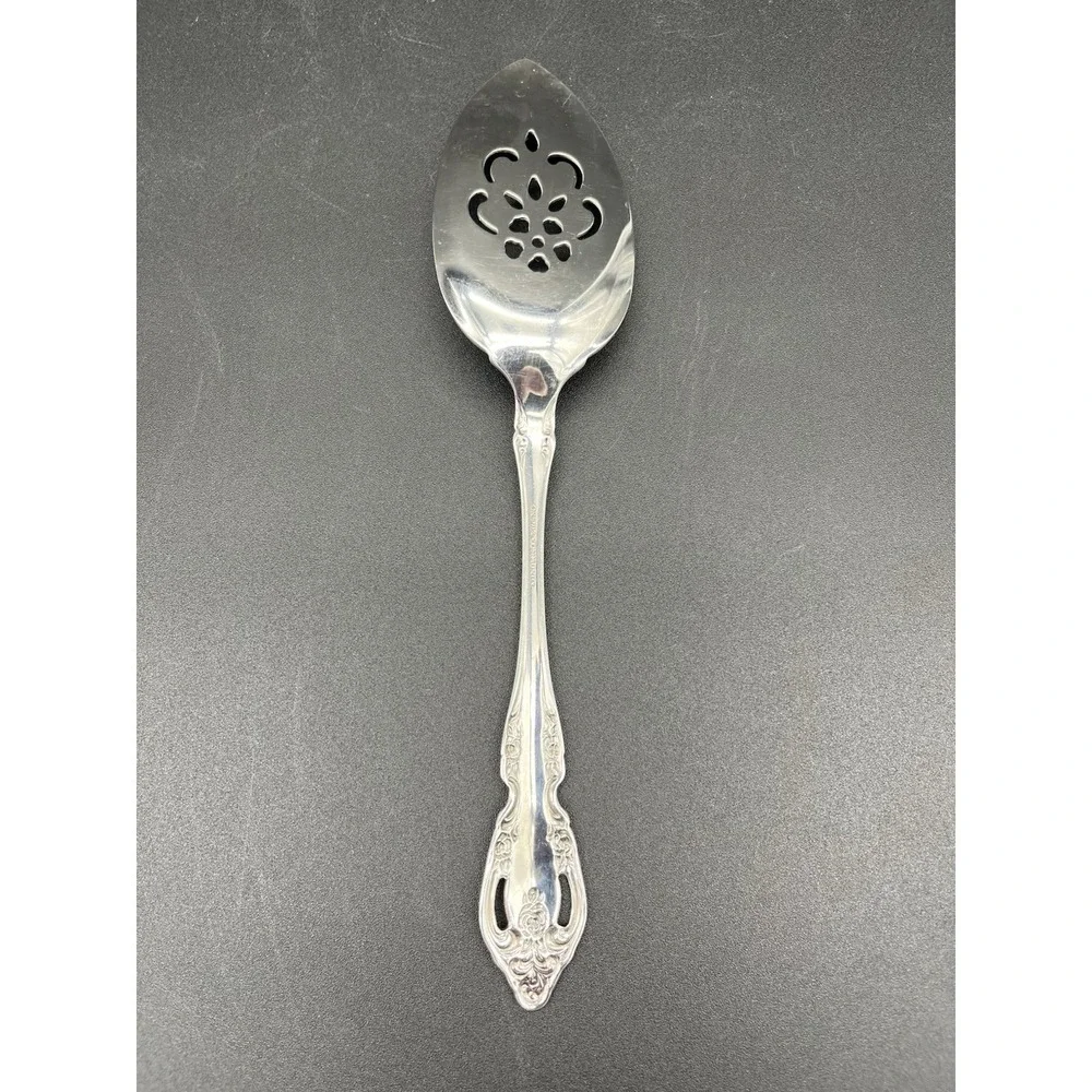 Pie Server Pierced Brahms Stainless By Oneida Silver